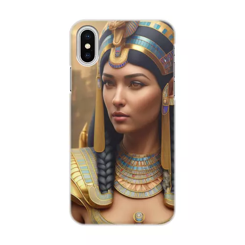 Заказать чехол для iPhone X/XS в Москве. Чехол для iPhone X/XS, объёмная печать Царица Египта от Дана Столыпина - готовые дизайны и нанесение принтов.