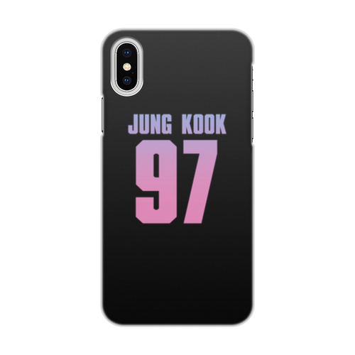 Заказать чехол для iPhone X/XS в Москве. Чехол для iPhone X/XS, объёмная печать Группа BTS от weeert - готовые дизайны и нанесение принтов.