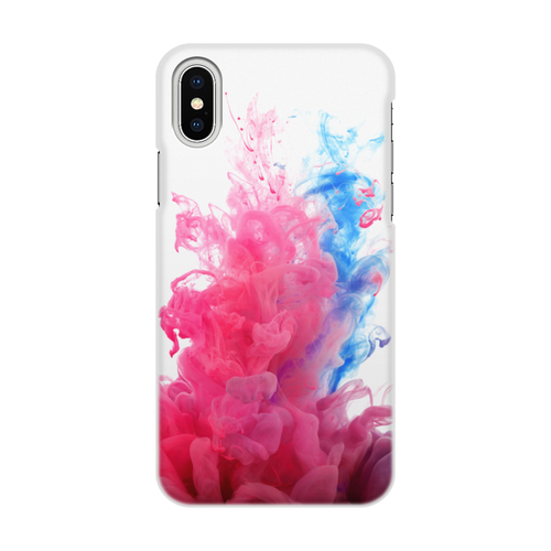 Заказать чехол для iPhone X/XS в Москве. Чехол для iPhone X/XS, объёмная печать Дым Дым от Александра Супроженкова - готовые дизайны и нанесение принтов.
