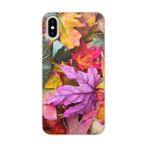 Заказать чехол для iPhone X/XS в Москве. Чехол для iPhone X/XS, объёмная печать Осень от FireFoxa - готовые дизайны и нанесение принтов.