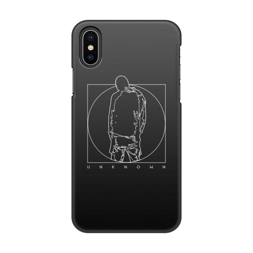 Заказать чехол для iPhone X/XS в Москве. Чехол для iPhone X/XS, объёмная печать UNKNOWN от Александр Мурадов - готовые дизайны и нанесение принтов.