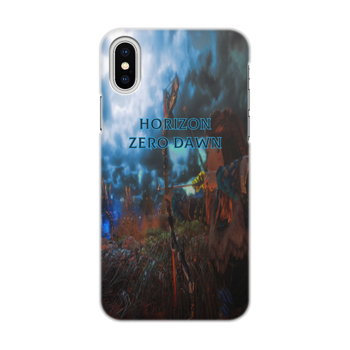 Заказать чехол для iPhone X/XS в Москве. Чехол для iPhone X/XS, объёмная печать Horizon Zero Dawn от THE_NISE  - готовые дизайны и нанесение принтов.