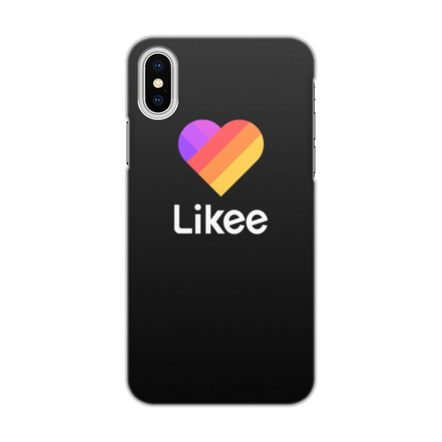 Заказать чехол для iPhone X/XS в Москве. Чехол для iPhone X/XS, объёмная печать Likee  от DESIGNER   - готовые дизайны и нанесение принтов.