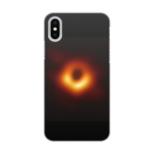 Заказать чехол для iPhone X/XS в Москве. Чехол для iPhone X/XS, объёмная печать Чёрная дыра от Анастасия Вахрушева - готовые дизайны и нанесение принтов.