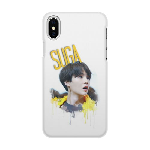 Заказать чехол для iPhone X/XS в Москве. Чехол для iPhone X/XS, объёмная печать Группа BTS от weeert - готовые дизайны и нанесение принтов.