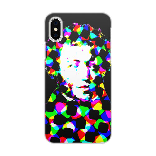 Заказать чехол для iPhone X/XS в Москве. Чехол для iPhone X/XS, объёмная печать Пушкин от d_ari.design@mail.ru - готовые дизайны и нанесение принтов.