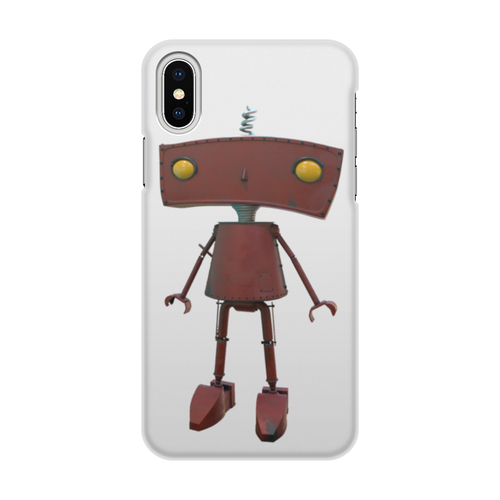 Заказать чехол для iPhone X/XS в Москве. Чехол для iPhone X/XS, объёмная печать Bad Robot от Дана Столыпина - готовые дизайны и нанесение принтов.