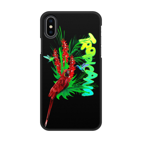 Заказать чехол для iPhone X/XS в Москве. Чехол для iPhone X/XS, объёмная печать Tropicana. от Zorgo-Art  - готовые дизайны и нанесение принтов.