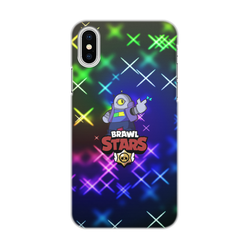 Заказать чехол для iPhone X/XS в Москве. Чехол для iPhone X/XS, объёмная печать Brawl Stars от THE_NISE  - готовые дизайны и нанесение принтов.