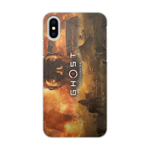 Заказать чехол для iPhone X/XS в Москве. Чехол для iPhone X/XS, объёмная печать Ghost of Tsushima от GeekFox  - готовые дизайны и нанесение принтов.