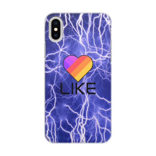 Заказать чехол для iPhone X/XS в Москве. Чехол для iPhone X/XS, объёмная печать Likee от THE_NISE  - готовые дизайны и нанесение принтов.