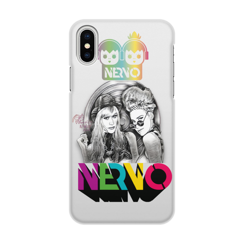 Заказать чехол для iPhone X/XS в Москве. Чехол для iPhone X/XS, объёмная печать NERVO NATION EXCLUSIVE  от TheAndarz  - готовые дизайны и нанесение принтов.
