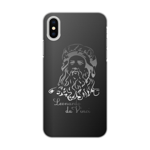 Заказать чехол для iPhone X/XS в Москве. Чехол для iPhone X/XS, объёмная печать Леонардо Да Винчи. от Zorgo-Art  - готовые дизайны и нанесение принтов.