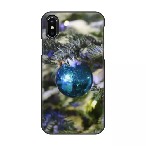 Заказать чехол для iPhone X/XS в Москве. Чехол для iPhone X/XS, объёмная печать Новогодняя ёлка от Anstey  - готовые дизайны и нанесение принтов.