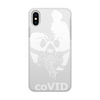 Заказать чехол для iPhone X/XS в Москве. Чехол для iPhone X/XS, объёмная печать coVID от Дана Столыпина - готовые дизайны и нанесение принтов.
