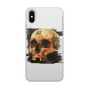 Заказать чехол для iPhone X/XS в Москве. Чехол для iPhone X/XS, объёмная печать Череп 02 от Дана Столыпина - готовые дизайны и нанесение принтов.