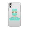 Заказать чехол для iPhone X/XS в Москве. Чехол для iPhone X/XS, объёмная печать  Доктор в маске от Stil na yarkosti - готовые дизайны и нанесение принтов.