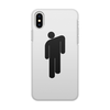 Заказать чехол для iPhone X/XS в Москве. Чехол для iPhone X/XS, объёмная печать Billie Eilish от DESIGNER   - готовые дизайны и нанесение принтов.