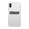 Заказать чехол для iPhone X/XS в Москве. Чехол для iPhone X/XS, объёмная печать Stussy от DESIGNER   - готовые дизайны и нанесение принтов.