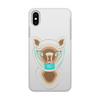 Заказать чехол для iPhone X/XS в Москве. Чехол для iPhone X/XS, объёмная печать Кошка в маске от Stil na yarkosti - готовые дизайны и нанесение принтов.