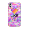 Заказать чехол для iPhone X/XS в Москве. Чехол для iPhone X/XS, объёмная печать Like  от DESIGNER   - готовые дизайны и нанесение принтов.
