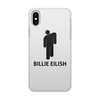 Заказать чехол для iPhone X/XS в Москве. Чехол для iPhone X/XS, объёмная печать Billie Eilish от DESIGNER   - готовые дизайны и нанесение принтов.