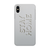 Заказать чехол для iPhone X/XS в Москве. Чехол для iPhone X/XS, объёмная печать Останься дома от FireFoxa - готовые дизайны и нанесение принтов.