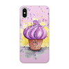 Заказать чехол для iPhone X/XS в Москве. Чехол для iPhone X/XS, объёмная печать Сладкий кексик от d_ari.design@mail.ru - готовые дизайны и нанесение принтов.
