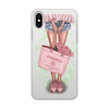 Заказать чехол для iPhone X/XS в Москве. Чехол для iPhone X/XS, объёмная печать Кеды и Розы от @kristy_art_k  - готовые дизайны и нанесение принтов.