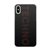 Заказать чехол для iPhone X/XS в Москве. Чехол для iPhone X/XS, объёмная печать Techno red от cubik art  - готовые дизайны и нанесение принтов.