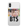 Заказать чехол для iPhone X/XS в Москве. Чехол для iPhone X/XS, объёмная печать Группа BTS от weeert - готовые дизайны и нанесение принтов.