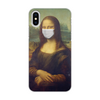 Заказать чехол для iPhone X/XS в Москве. Чехол для iPhone X/XS, объёмная печать Мона Лиза в маске от reut.94@mail.ru - готовые дизайны и нанесение принтов.