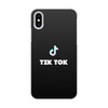 Заказать чехол для iPhone X/XS в Москве. Чехол для iPhone X/XS, объёмная печать Tik Tok от THE_NISE  - готовые дизайны и нанесение принтов.