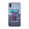 Заказать чехол для iPhone X/XS в Москве. Чехол для iPhone X/XS, объёмная печать BRAWL STARS RICOCHET от geekbox - готовые дизайны и нанесение принтов.