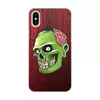 Заказать чехол для iPhone X/XS в Москве. Чехол для iPhone X/XS, объёмная печать Счастливый зомби от Дана Столыпина - готовые дизайны и нанесение принтов.
