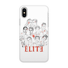 Заказать чехол для iPhone X/XS в Москве. Чехол для iPhone X/XS, объёмная печать Elite.White Label от Polly Pol - готовые дизайны и нанесение принтов.