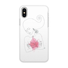 Заказать чехол для iPhone X/XS в Москве. Чехол для iPhone X/XS, объёмная печать Нежность внутри от Юлия Рытикова - готовые дизайны и нанесение принтов.