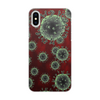 Заказать чехол для iPhone X/XS в Москве. Чехол для iPhone X/XS, объёмная печать короновирус от Оксана Музыка - готовые дизайны и нанесение принтов.
