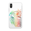Заказать чехол для iPhone X/XS в Москве. Чехол для iPhone X/XS, объёмная печать Радужный леопард от Zorgo-Art  - готовые дизайны и нанесение принтов.