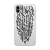 Заказать чехол для iPhone X/XS в Москве. Чехол для iPhone X/XS, объёмная печать Каллиграфический узор от Юлия Рушанская - готовые дизайны и нанесение принтов.