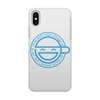 Заказать чехол для iPhone X/XS в Москве. Чехол для iPhone X/XS, объёмная печать Смеющийся человек от GeekFox  - готовые дизайны и нанесение принтов.