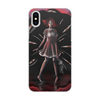 Заказать чехол для iPhone X/XS в Москве. Чехол для iPhone X/XS, объёмная печать Черное&красное от DeMiTriX  - готовые дизайны и нанесение принтов.