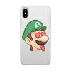 Заказать чехол для iPhone X/XS в Москве. Чехол для iPhone X/XS, объёмная печать Luigi от Дана Столыпина - готовые дизайны и нанесение принтов.