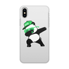Заказать чехол для iPhone X/XS в Москве. Чехол для iPhone X/XS, объёмная печать Dab Panda  от DESIGNER   - готовые дизайны и нанесение принтов.