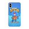 Заказать чехол для iPhone X/XS в Москве. Чехол для iPhone X/XS, объёмная печать BRAWL STARS EL BROWN от geekbox - готовые дизайны и нанесение принтов.