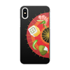 Заказать чехол для iPhone X/XS в Москве. Чехол для iPhone X/XS, объёмная печать суши на веере от IrinkaArt  - готовые дизайны и нанесение принтов.