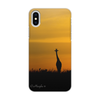 Заказать чехол для iPhone X/XS в Москве. Чехол для iPhone X/XS, объёмная печать жираф на закате от Оксана Музыка - готовые дизайны и нанесение принтов.