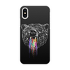 Заказать чехол для iPhone X/XS в Москве. Чехол для iPhone X/XS, объёмная печать Радужный медведь от ISliM - готовые дизайны и нанесение принтов.