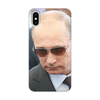Заказать чехол для iPhone X/XS в Москве. Чехол для iPhone X/XS, объёмная печать ПУТИН. ПОЛИТИКА от robus - готовые дизайны и нанесение принтов.