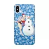Заказать чехол для iPhone X/XS в Москве. Чехол для iPhone X/XS, объёмная печать Снеговик от Дана Столыпина - готовые дизайны и нанесение принтов.